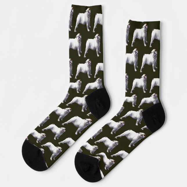 Calcetines Bulldog De Pie (Izquierda)