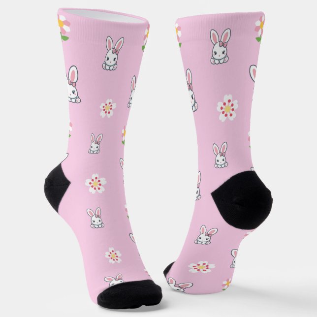 Calcetines Bunny Bloom Delight (Angular)