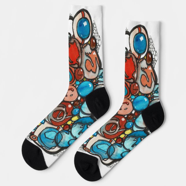 Calcetines Burbujas por todas partes (Izquierda)