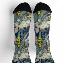 Bush nativo australiano bloguea azul real