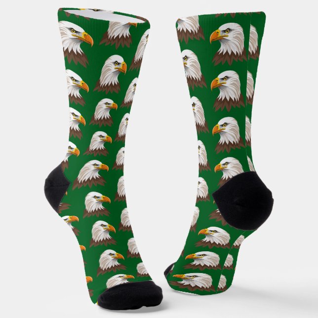 Calcetines Cabeza de águila calva (Angular)