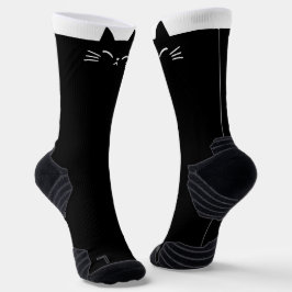 Calcetines Cabeza de gato negra
