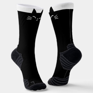 Calcetines Cabeza de gato negra