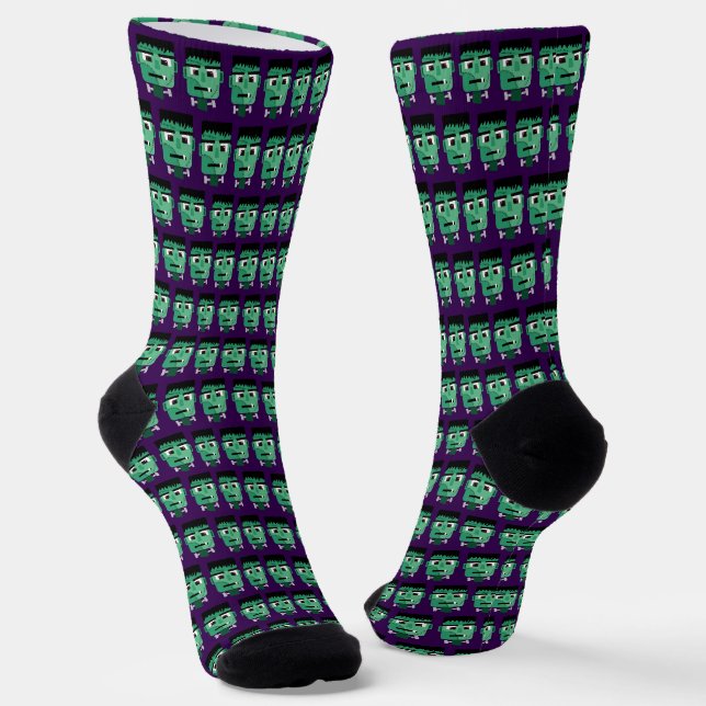 Calcetines Cabeza del Monstruo de Frankenstein (Angular)