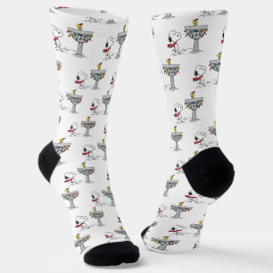 Calcetines Cacahuetes   Baño de aves congelado Snoopy & Woods