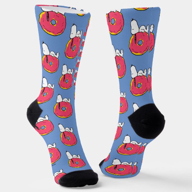 Calcetines Cacahuetes | Donut rosado Snoopy (Angular)