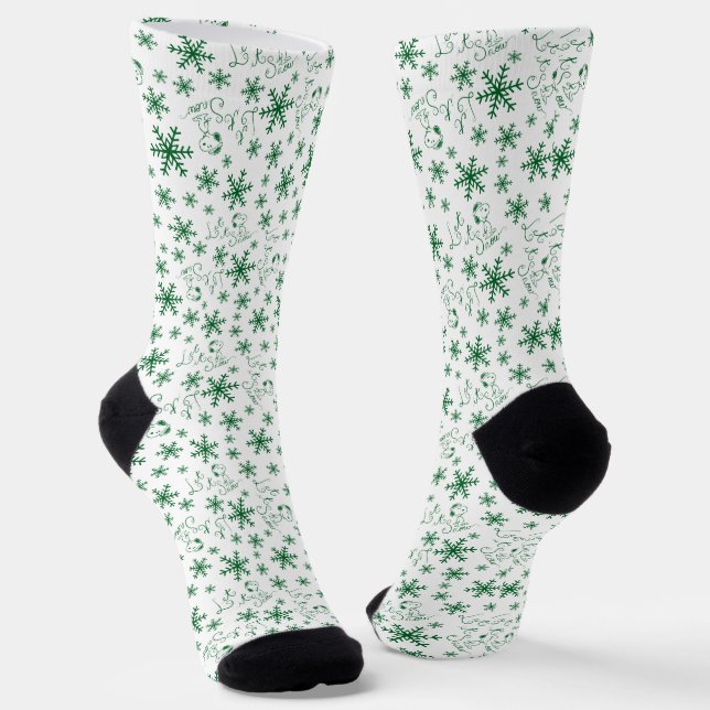 Calcetines Cacahuetes | Navidades Snoopy Let It Snow Pattern (Angular)