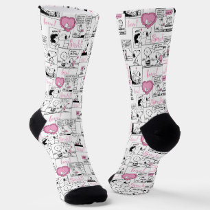 Calcetines Cacahuetes Patrón de amor al corazón de San Vale