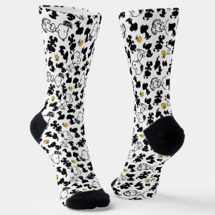 Calcetines Cacahuetes   Snoopy & Woodstock Shadow Pattern
