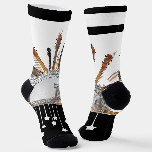 CALCETINES CADENAS DE GUITARRA AL SOL (Angular)