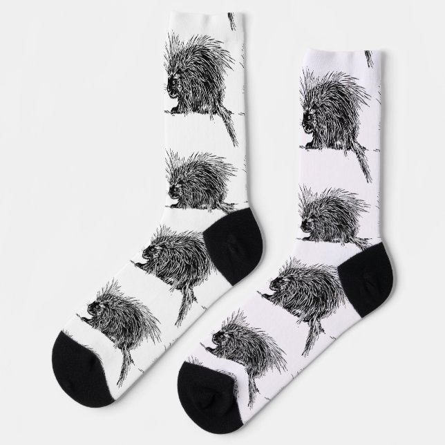 Calcetines Cadorable Erizo Erizado Thunder_Cove (Izquierda)