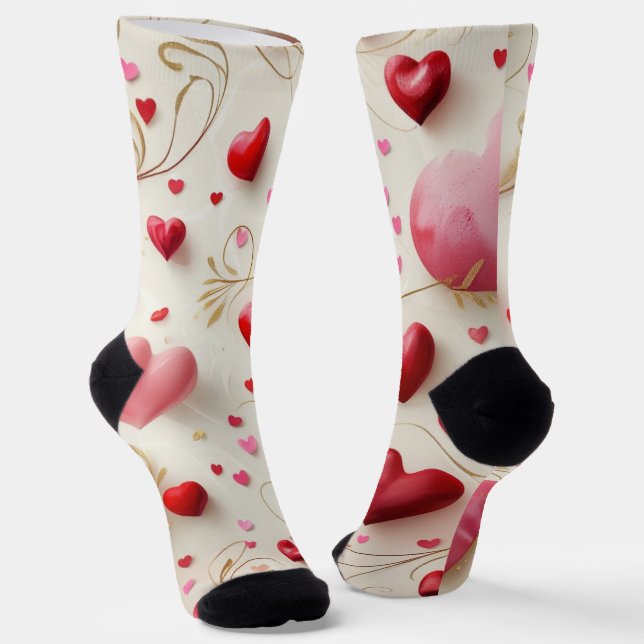 Calcetines Caer como corazones (Angular)