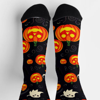 Calcetines Calabazas y bates voladores de la tripulación vibr