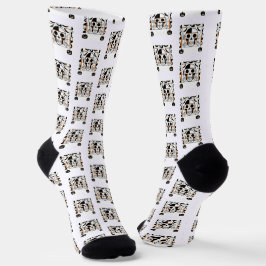 Calcetines Calavera al estilo de Halloween, murciélagos, tela