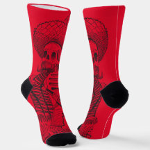 Calavera en Rojo