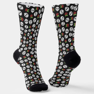 Calcetines Calaveras y Rosas