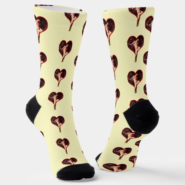 Calcetines Cáliz de Caravaggio Día de San Valentín (Angular)