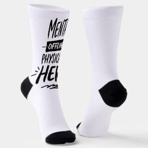 Calcetines Camiseta de introvertido mentalmente desconectado