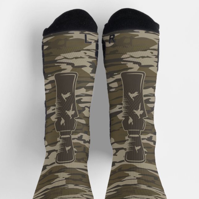 Calcetines Camo de Bottomland Llámame a Duck Call Me (Arriba)