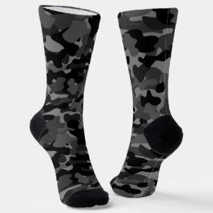 Calcetines Camo negro gris