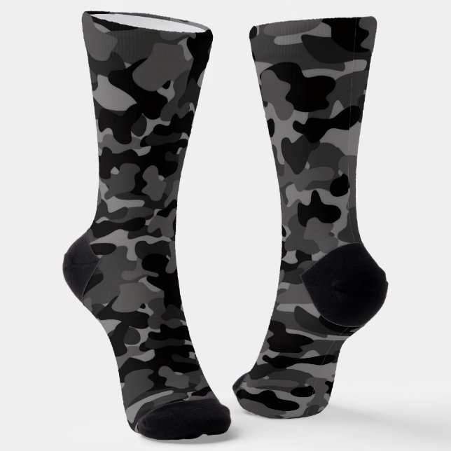 Calcetines Camo negro gris (Angular)