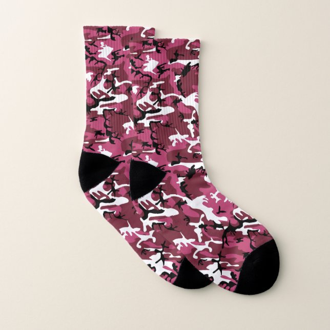 Calcetines Camo rosa (Par)