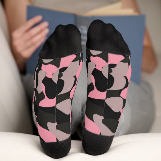 Calcetines Camo rosa y negro
