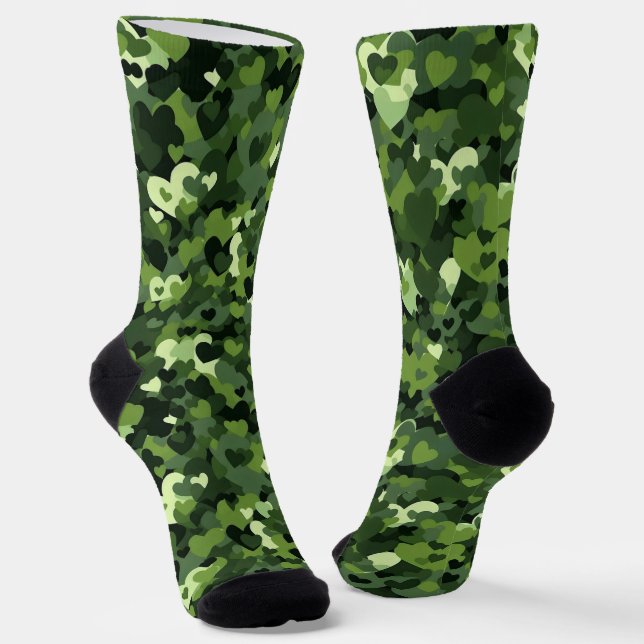 Calcetines Camuflaje cardíaco (Angular)