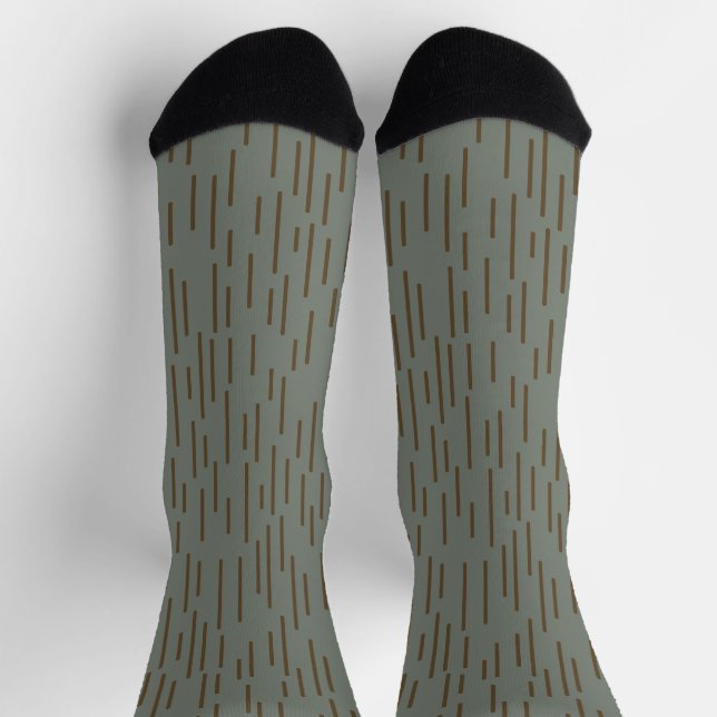 Calcetines Camuflaje de lluvia Strichtarn patrón de gotas de  (Arriba)
