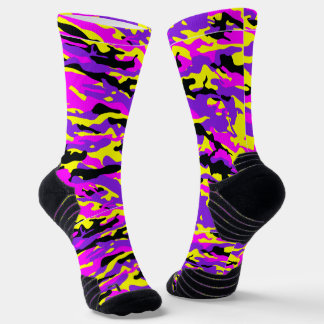 Calcetines Camuflaje salvaje morado