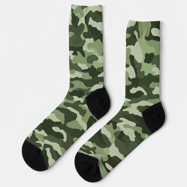 Calcetines Camuflaje verde (Izquierda)