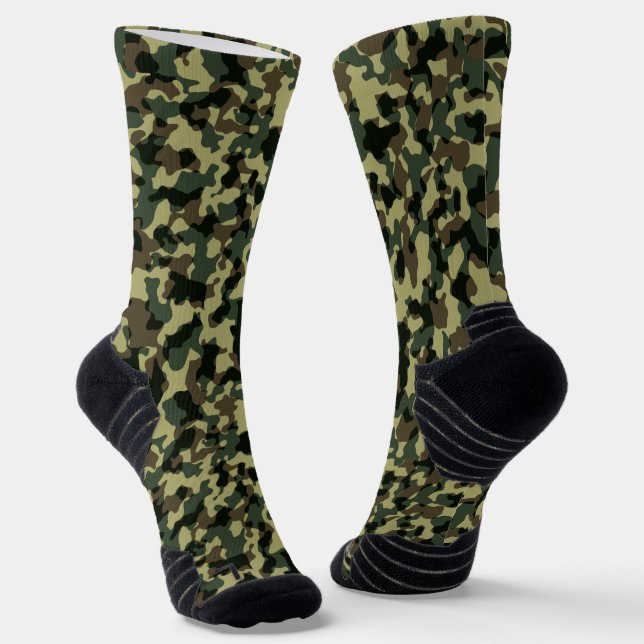 Calcetines Camuflaje verde (Angular)