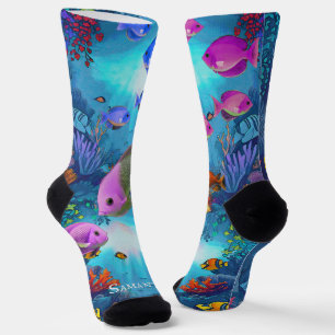 Calcetines Canales de agua para peces tropicales