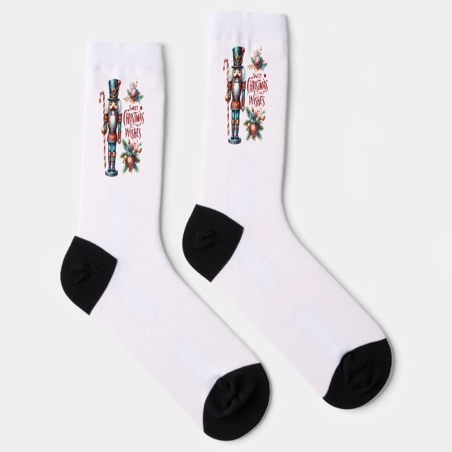 Calcetines Candy Cane Navidades coloridos (Derecha)
