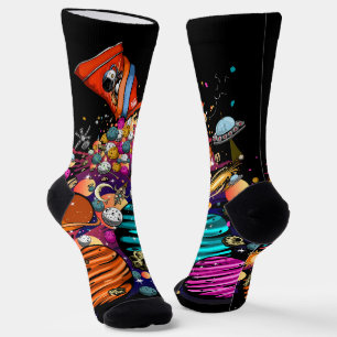 Calcetines Candy espacial