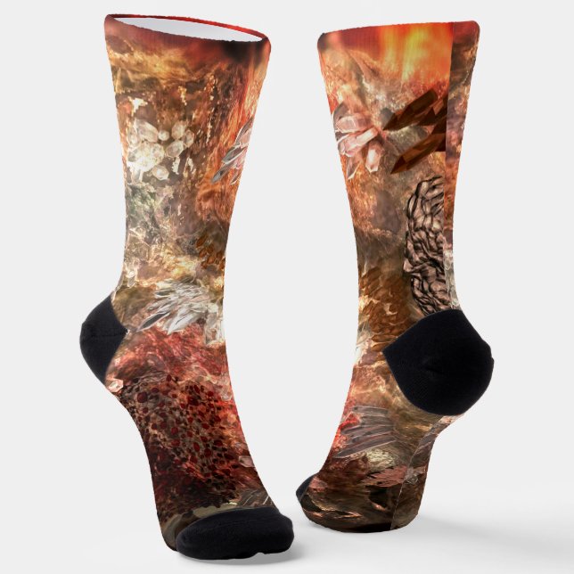 Calcetines Capas de cristales con matiz rústico (Angular)