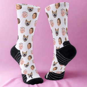 Calcetines Cara personalizado, foto Personalizado, regalo fam