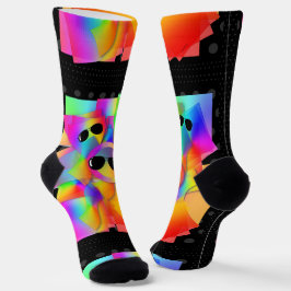 Calcetines Caras divertidas en gafas negras