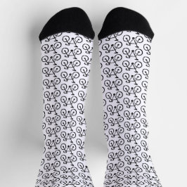 Calcetines Carreras Bike Lino Print