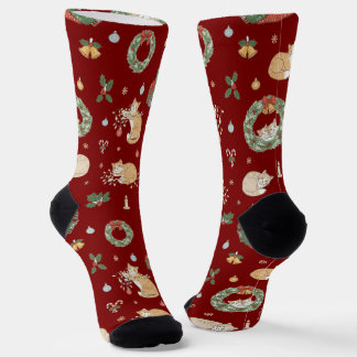 Calcetines Cat Lover's Christmas Gift Socks