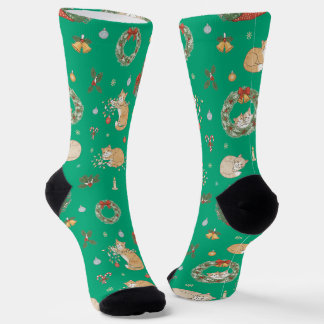 Calcetines Cat Lover's Christmas Gift Socks