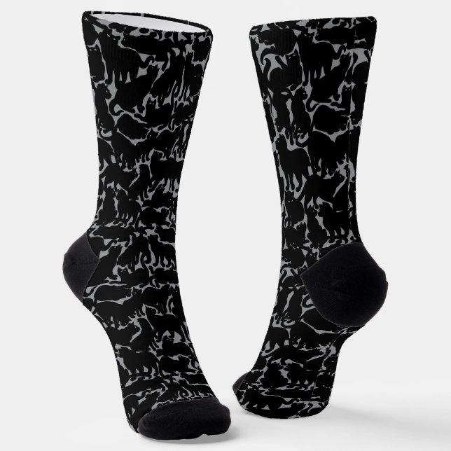 Calcetines Cat Socks Guay Cat Art Socks Personalizar (Angular)