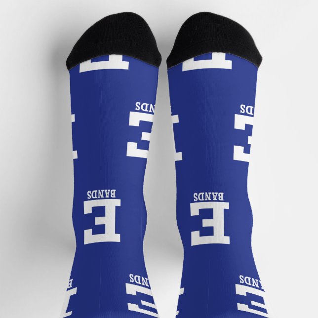 Calcetines Cazadores divertidos de las bandas electrónicas (Arriba)