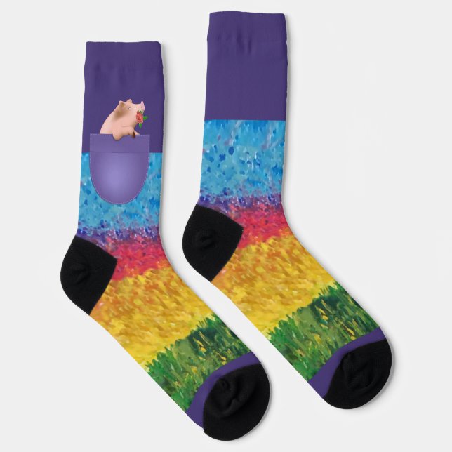 Calcetines Cerdo en Pocket (Derecha)