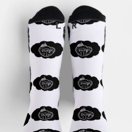 Calcetines Cerebro Excesivamente Pensativo Cómic Arte Salud M