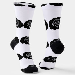 Calcetines Cerebro Excesivamente Pensativo Cómic Arte Salud M