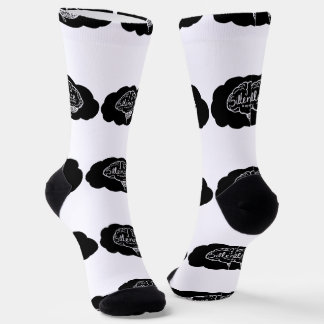 Calcetines Cerebro Excesivamente Pensativo Cómic Arte Salud M