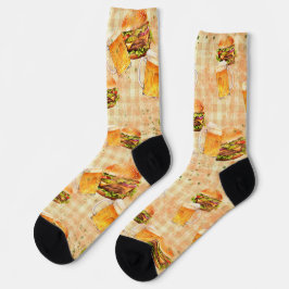 Calcetines Cerveza Hamburguesa