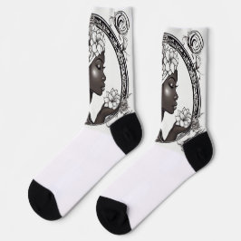 Calcetines chaussette afro