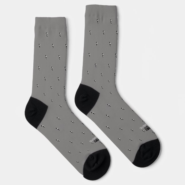 Calcetines Chaussette Socks - Light gray - Oswald - Yeah! (Th (Derecha)